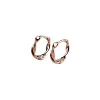 Brass Huggie Hoop Earring Donut plated fashion jewelry & for woman nickel lead & cadmium free Sold By Pair