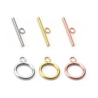 ステンレススチールトグルクラスプ, 304ステンレススチール, DIY, 無色, 20x15x2.0mm, 25x2.0mm, 穴:約 5mm, 売り手 セット