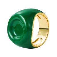 Anello in ottone, placcato color oro, per la donna & smalto, nessuno, 20mm, Venduto da PC