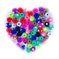 Opaque Acrylic Beads Round DIY Sold By Bag