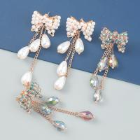 Acrylic Jewelry Earring Zinc Alloy with Acrylic fashion jewelry & for woman Sold By Pair