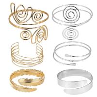 alliage de zinc Bras Bangle, Réglable & bijoux de mode & unisexe & creux, plus de couleurs à choisir, 8.5cmu30015.5cmu30017.5cmu30018.2cmu30018cmu30017.5cm, Vendu par fixé