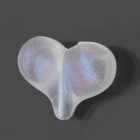 Transparent akryl perler, Heart, du kan DIY, klar, 23x17x9mm, Hole:Ca. 1mm, Ca. 500G/Bag, Solgt af Bag