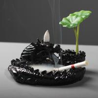 Backflow Incense Burner Purple Clay handmade for home and office & durable & multifunctional Sold By PC