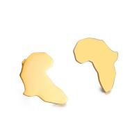 Stainless Steel Stud Earrings 304 Stainless Steel Vacuum Ion Plating fashion jewelry & for woman Sold By Pair