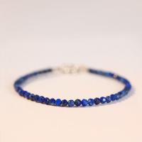 Naturlige Lapis Lazuli armbånd, forskellige stilarter for valg & for kvinde & facetteret, blå, Solgt af PC