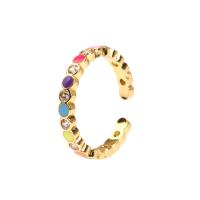 laiton Cuff Bague, Placage de couleur d'or, Double couche & bracelet tressé & normes différentes pour le choix & pour homme, multicolore, Vendu par PC