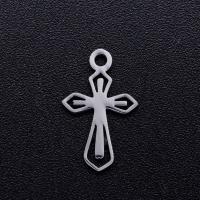 Titanium Steel Pendants Cross Vacuum Ion Plating Unisex Sold By Bag