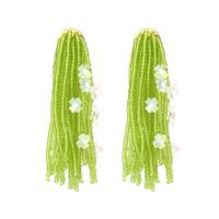 Fashion Fringe Earrings Seedbead handmade fashion jewelry & for woman nickel lead & cadmium free Sold By Pair