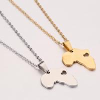 Stainless Steel Jewelry Necklace Vacuum Plating fashion jewelry & for woman Approx 3mm Length 45 cm Sold By PC