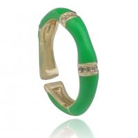 ottone Anelli Cuff, placcato color oro, unisex & stili diversi per la scelta, nessuno, Venduto da PC