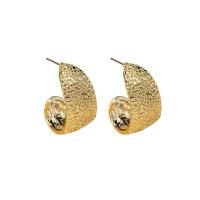 Zinc Alloy Stud Earring gold color plated for woman Sold By Pair