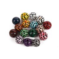 Wood Beads Round printing DIY 16mm Approx Sold By Bag