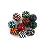 Wood Beads Round printing DIY 16mm Approx Sold By Bag