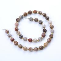 Perles agates, Agate de Gobi, Rond, poli, DIY & normes différentes pour le choix & facettes, couleurs mélangées, Vendu par Environ 14.96 pouce brin