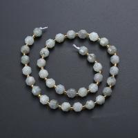 Natuurlijke zeegroene agaat kralen, Moss Agate, Ronde, gepolijst, DIY & verschillende grootte voor keus & gefacetteerde, gemengde kleuren, Per verkocht Ca 14.96 inch Strand