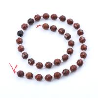 Natural Mahogany Obsidian Beads Round polished DIY & faceted red Sold Per Approx 14.96 Inch Strand