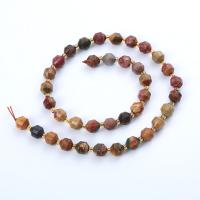 Бусины из бирюзы, с Seedbead, Лампа, полированный, DIY & разный размер для выбора & граненый, разноцветный, Продан через Приблизительно 14.96 дюймовый Strand