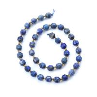 Lapis lazuli perle, Lazulit, Krug, uglađen, možete DIY & različite veličine za izbor & faceted, plav, Prodano Per Približno 14.96 inčni Strand