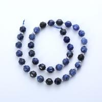 Natural Sodalite Beads Round polished DIY & faceted blue Sold Per Approx 14.96 Inch Strand