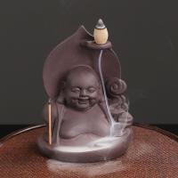 Backflow Incense Burner Purple Clay handmade for home and office & durable & multifunctional Sold By PC