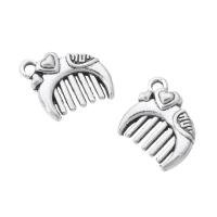 Ciondoli in lega di zinco, lega in zinco, combo, placcato argento antico, unisex, assenza di nichel,piombo&cadmio, 12x10x4mm, Foro:Appross. 1mm, Venduto da kg