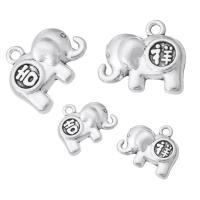 Zink Alloy Animal Hängen, Elefant, antik silver pläterad, Unisex & olika storlek för val, nickel, bly och kadmium gratis, Hål:Ca 1.5mm, Säljs av KG