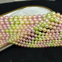 South Sea Shell Beads Shell Pearl Round plated DIY mixed colors nickel lead & cadmium free Sold Per Approx 14.96 Inch Strand