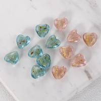 Lampwork Bead, Heart, du kan DIY, flere farver til valg, 15x15mm, Hole:Ca. 1.6mm, Solgt af PC