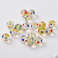 Handgewickelte Perlen, Lampwork, DIY, farbenfroh, 12mm, verkauft von PC