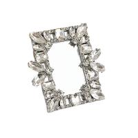 Mobiel DIY set, Zinc Alloy, Plein, silver plated, met strass, zilver, nikkel, lood en cadmium vrij, 50x53mm, Verkocht door PC