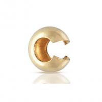 Gold-filled Posizionamento Bead, 14K pieno d'oro, formato differente per scelta, dorato, Venduto da PC