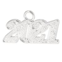 Zink-Aluminium-Anhänger, Zinklegierung, antik silberfarben plattiert, unisex, frei von Nickel, Blei & Kadmium, 36x19x2mm, Bohrung:ca. 4mm, verkauft von kg