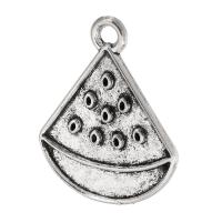 Sinc Alloy Pendants, dath airgid antique plátáilte, unisex, nicil, luaidhe & caidmiam saor in aisce, 18x23x1mm, Poll:Thart 2mm, Díolta De réir KG