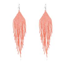 Fashion Fringe Earrings Seedbead handmade fashion jewelry & for woman nickel lead & cadmium free Sold By Pair