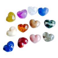 Cabochon di moda in resina, Cuore, DIY, nessuno, 21.50x18x18mm, Appross. 100PC/borsa, Venduto da borsa