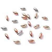 Copper Coated plastic kralen, plated, DIY, meer kleuren voor de keuze, 4x8mm, Ca 100pC's/Bag, Verkocht door Bag