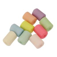 Abalorios Acrílicos Sólidos, Acrílico, Columna, Bricolaje, más colores para la opción, 10x7x7mm, agujero:aproximado 1mm, aproximado 1100PCs/Bolsa, Vendido por Bolsa