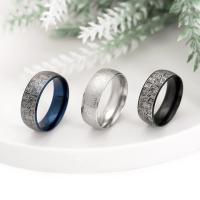 Titanium Steel Finger Ring & for man 8mm Sold By PC