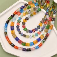 Millefiori Slice Lampwork Beads Millefiori Lampwork DIY mixed colors Approx 1mm Sold By Strand