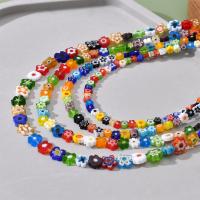 Millefiori Slice Lampwork Beads Millefiori Lampwork DIY multi-colored Approx 1mm Sold By Strand