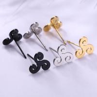 304ステンレススチール スタッドイヤリング, ファッションジュエリー & 女性用, 無色, 9.20x9.20mm, 売り手 ペア