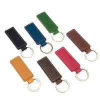 Leer Key Sluiting, met Ijzer, uniseks, meer kleuren voor de keuze, 70x25mm, Verkocht door PC