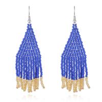 Fashion Fringe Earrings Seedbead handmade fashion jewelry & for woman nickel lead & cadmium free Sold By Pair