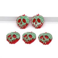 Acrylic Pendant Skull printing Halloween Design & DIY Sold By Bag