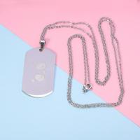 Stainless Steel Jewelry Necklace 304 Stainless Steel Unisex original color Length Approx 94 cm Sold By PC