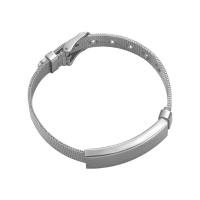 Pulseira  de jóias de aço inox, Aço inoxidável 304, unissex, cor original, 12mm, vendido por PC