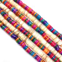 concha grânulos, miçangas, Roda plana, DIY, Mais cores pare escolha, 6-7mm, vendido para Aprox 38 cm Strand