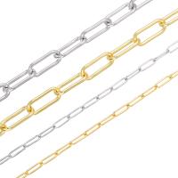 ottone braccialetto Chain, placcato, formato differente per scelta, nessuno, Venduto da m