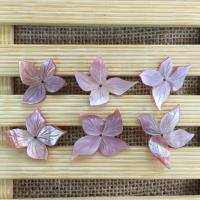 Perles de coquillage rose naturel, coquille rose, fleur, DIY, rose, 30x23mm, Vendu par PC